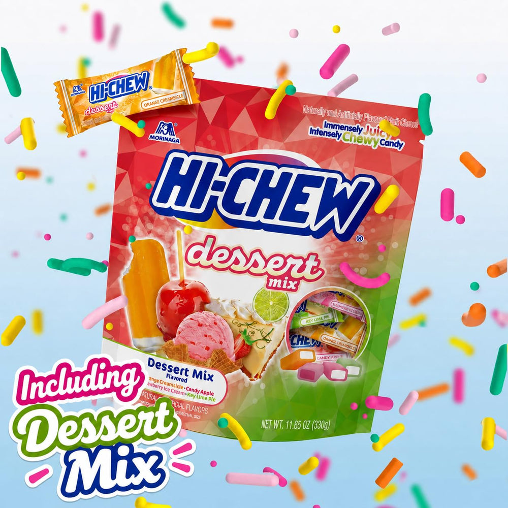 HI-CHEW bol con variedad ideal para fiestas y compartir fácilmente