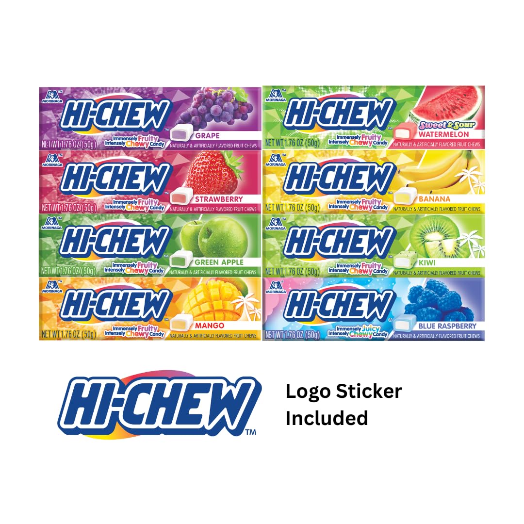 HI-CHEW primer plano de textura doble que resalta masticabilidad