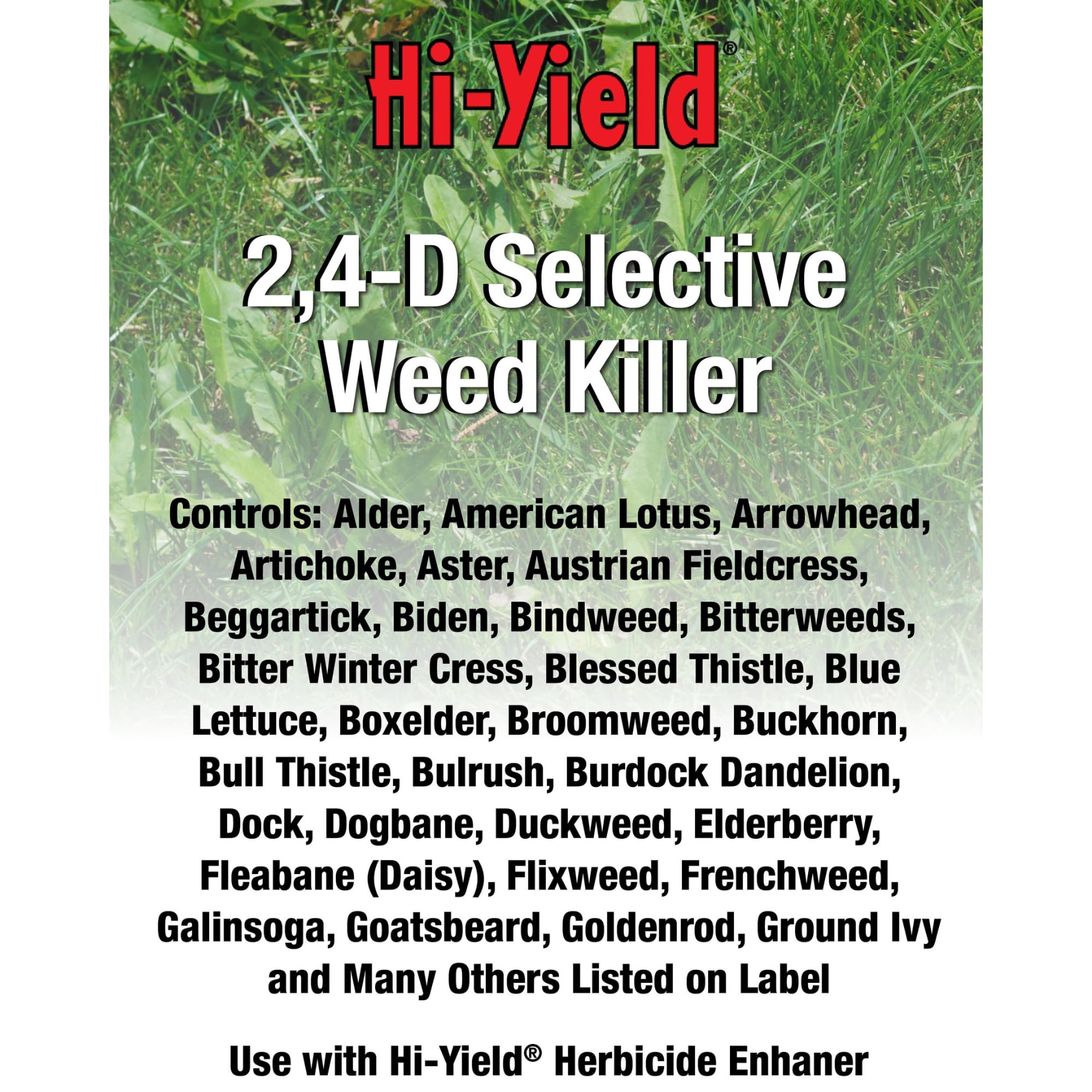 Hi-Yield en uso pulverizando césped para control de malezas de hoja ancha