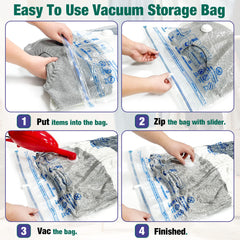 HIBAG bomba manual extrayendo aire durante el sellado, ideal para viajes