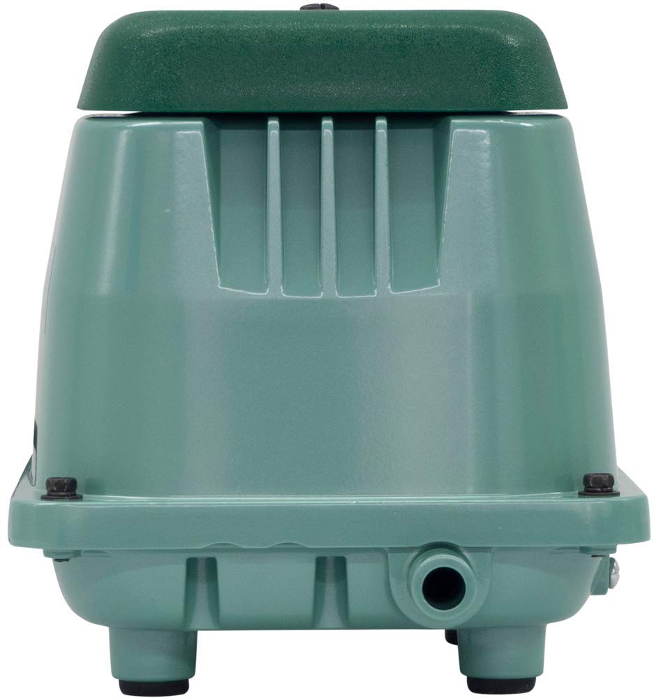 Hiblow HP-80 tubing and connector showing easy hookup and reliable seal