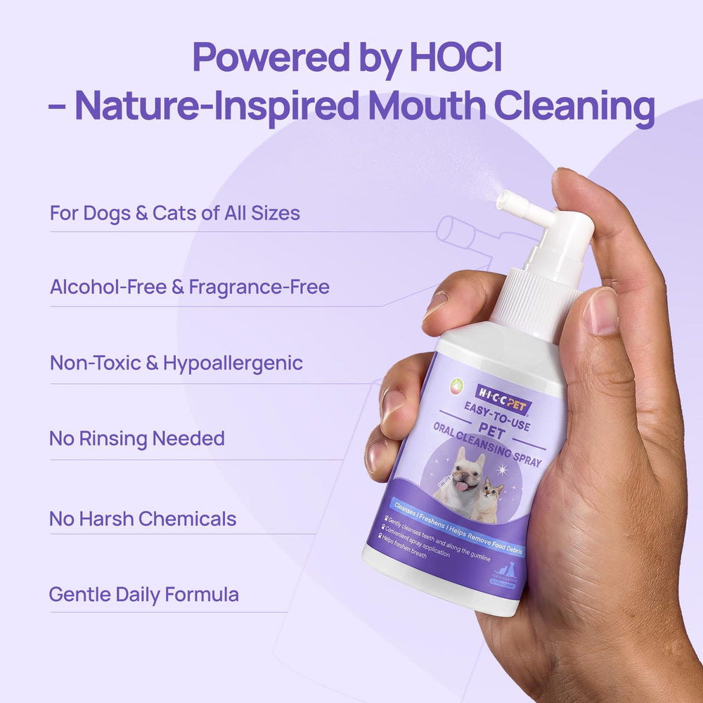 HICC PET etiqueta detallada con ingredientes y beneficios para higiene diaria