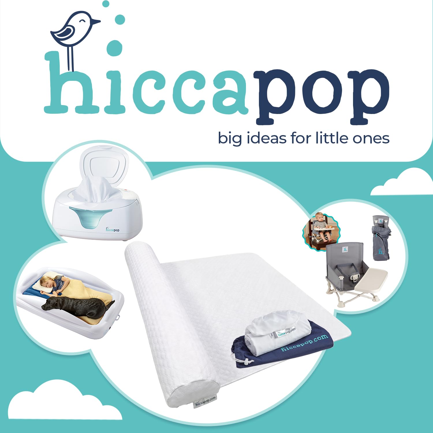 Hiccapop barrera instalada en habitación de hotel, solución práctica para viajar