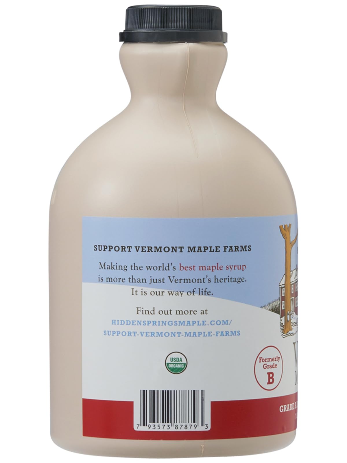 Hidden Springs Maple jarabe vertiéndose sobre panqueques para sabor robusto