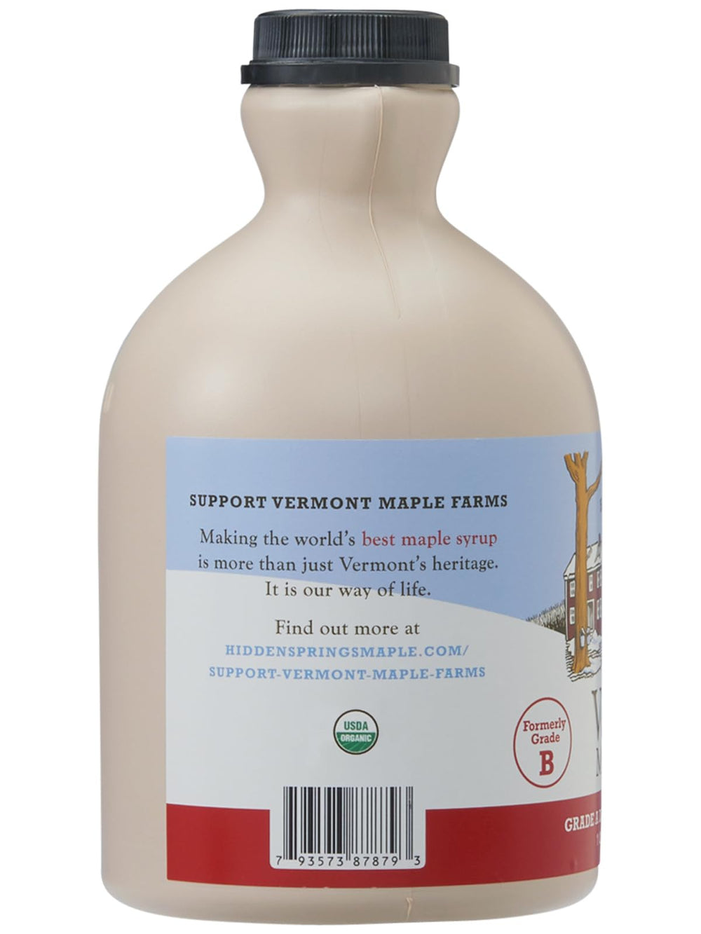 Hidden Springs Maple jarabe vertiéndose sobre panqueques para sabor robusto