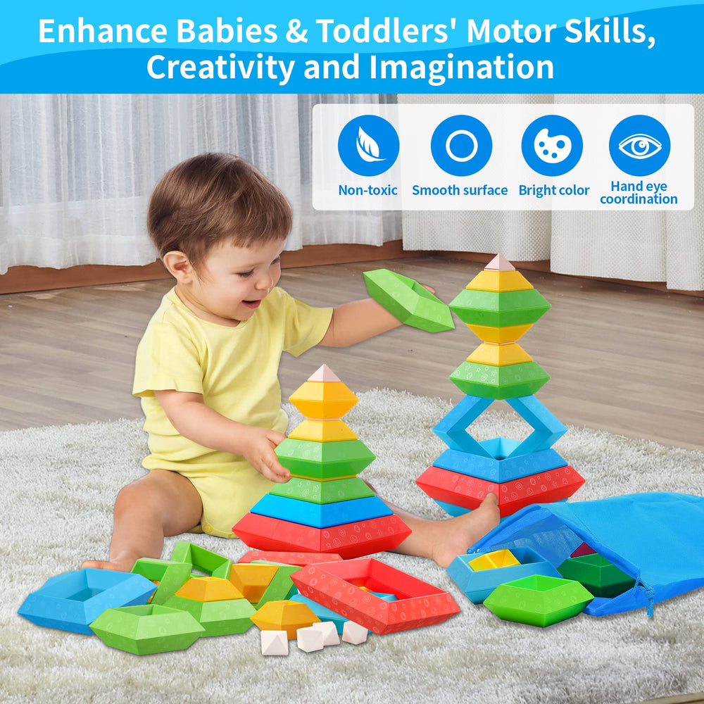 Hieoby detalle de textura y bordes redondeados para seguridad infantil