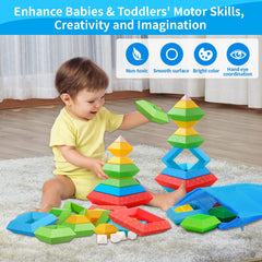 Hieoby detalle de textura y bordes redondeados para seguridad infantil