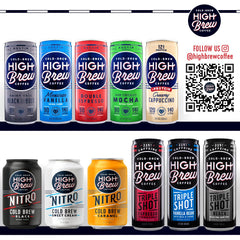 High Brew Coffee lata en mano como bebida lista para llevar y energizar