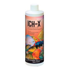 Hikari Ich x frente del empaque mostrando etiqueta y tamaño 16oz, confianza en tratamiento