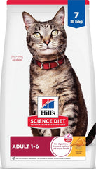 Hill's Science Diet empaque delantero mostrando la fórmula para adultos y beneficios nutricionales
