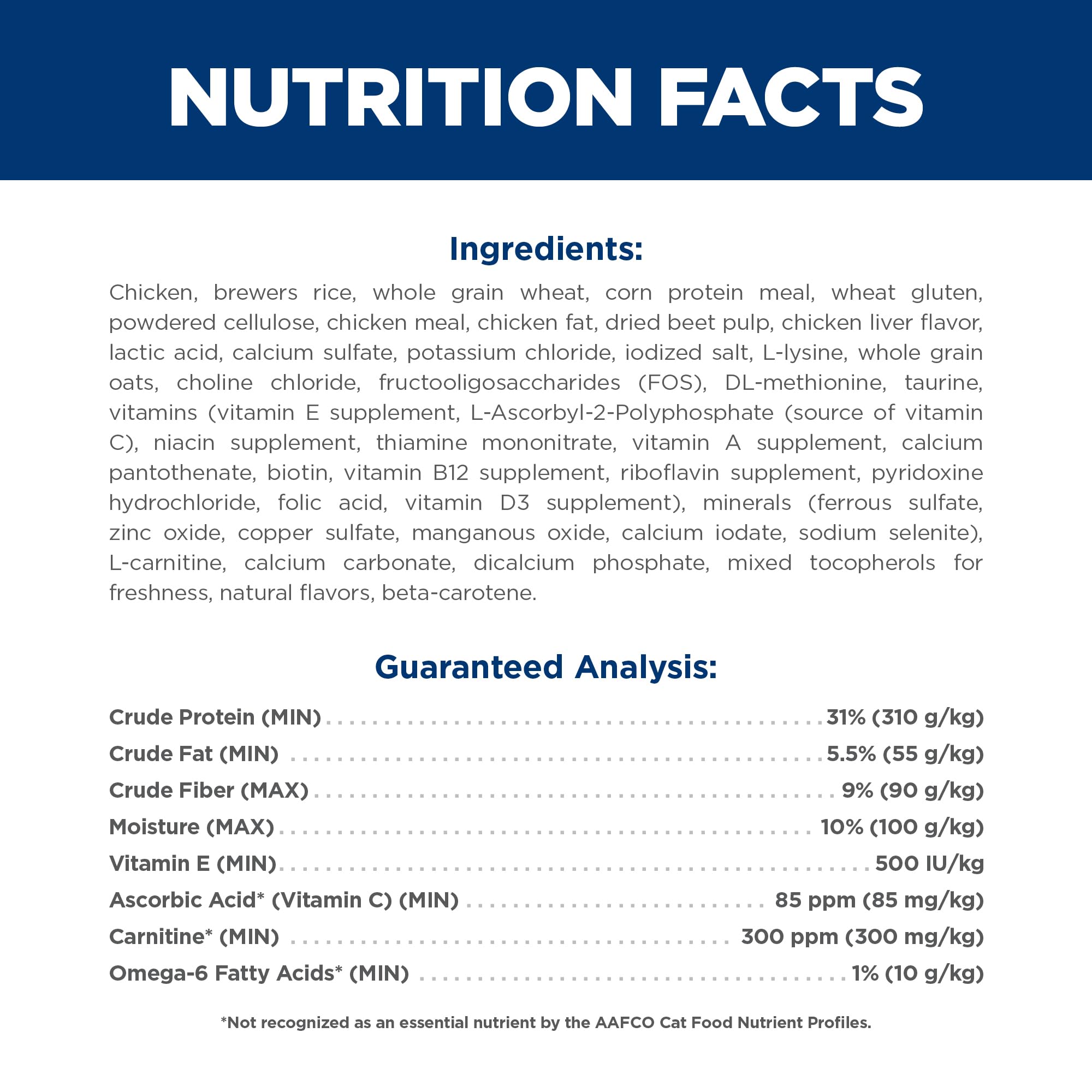Hill's Science Diet comparación de porción en balanza para ración precisa