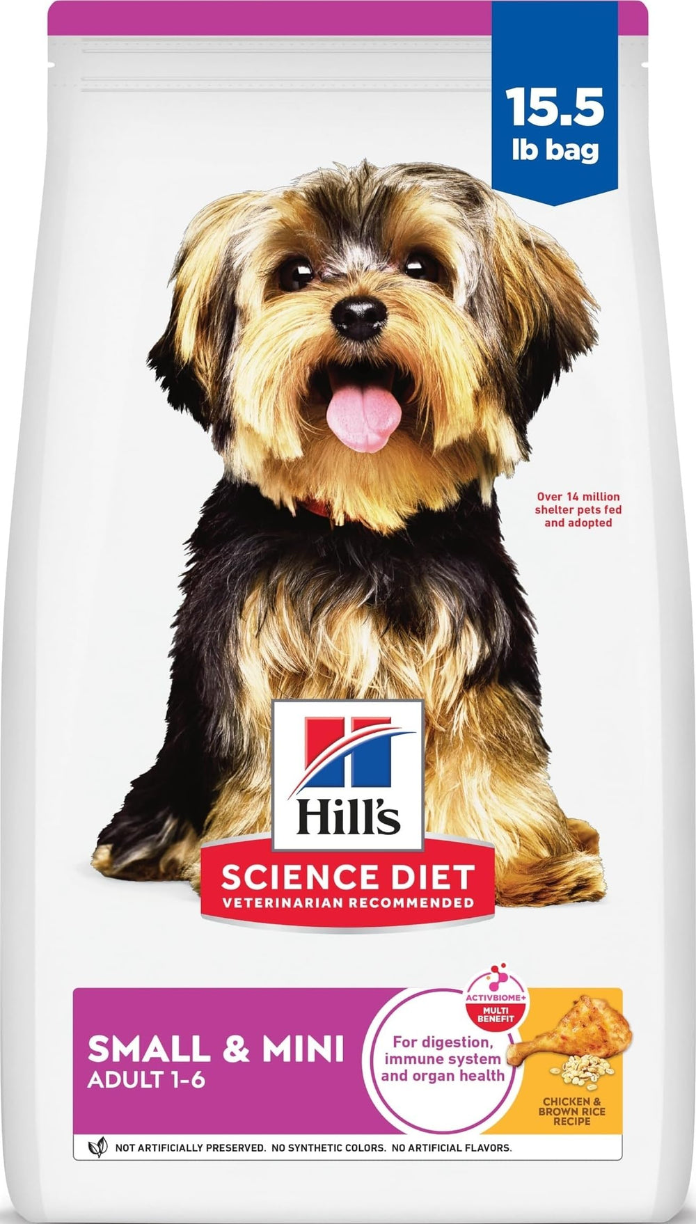 Hill's Science Diet paquete frontal para perros small y mini, confianza veterinaria