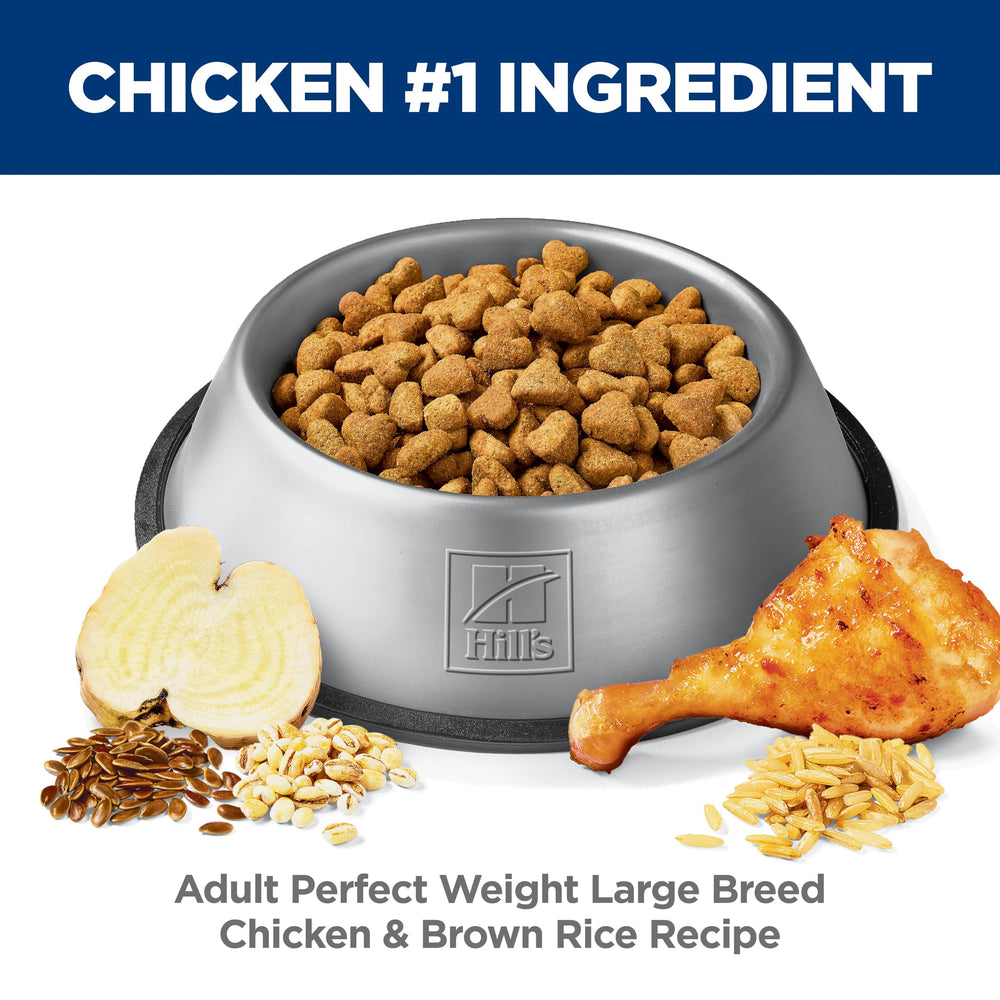 Hill's Science Diet ingredientes destacados como pollo y arroz integral
