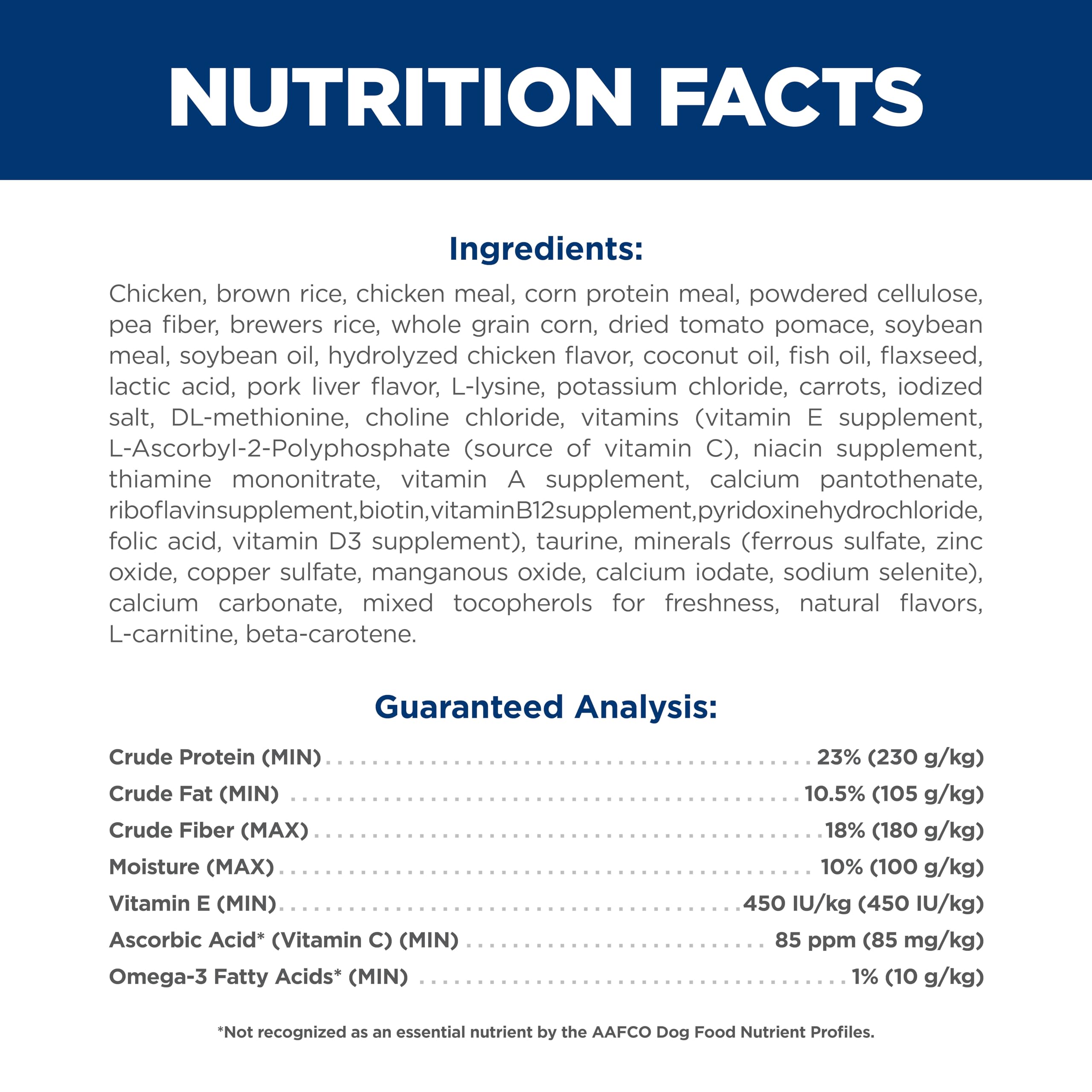 Hill's Science Diet porción medida para ajustar raciones y resultados