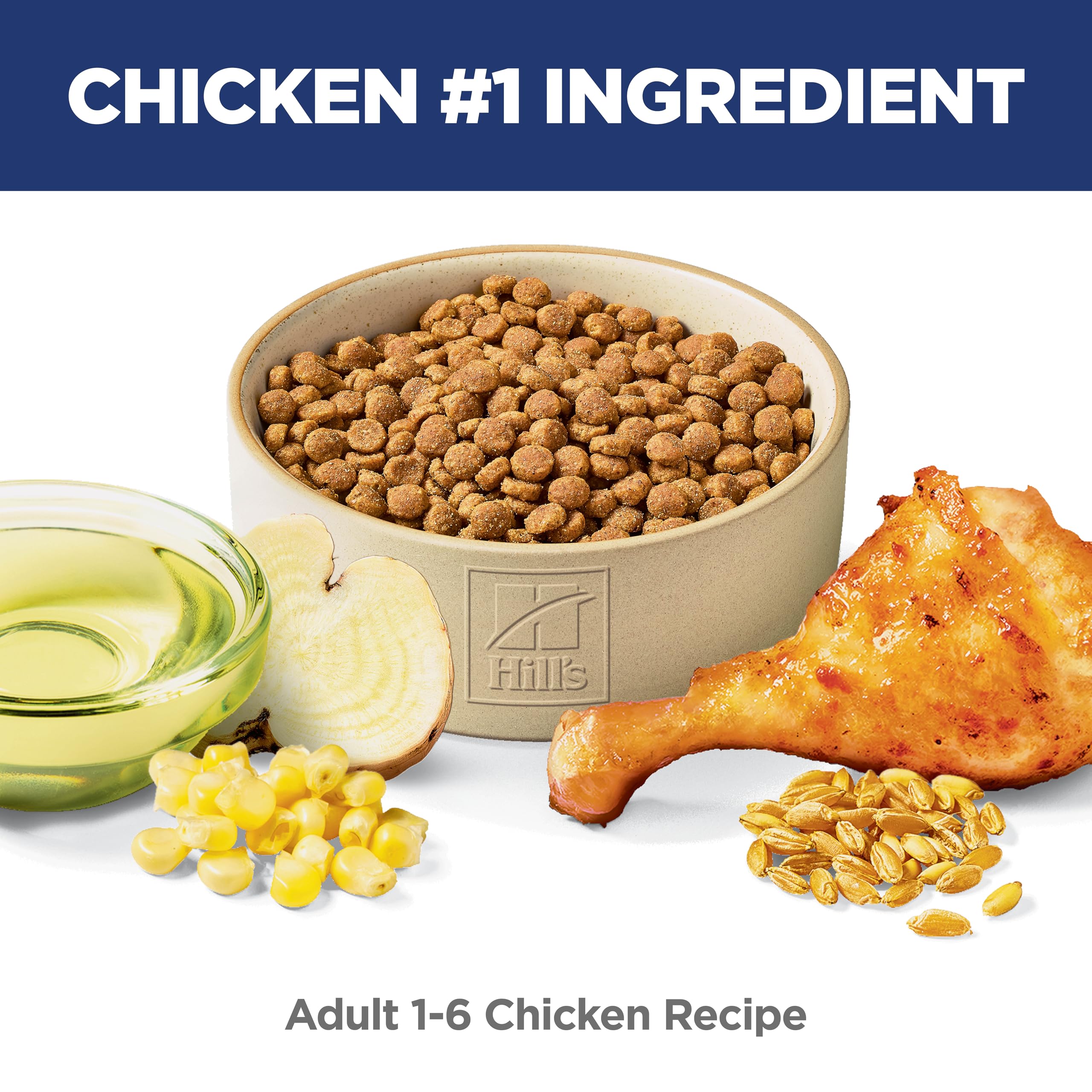Hill's Science Diet detalle de croquetas que muestra textura y digestibilidad mejorada