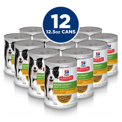 Hill's Science Diet envase lateral con información de ingredientes y beneficios