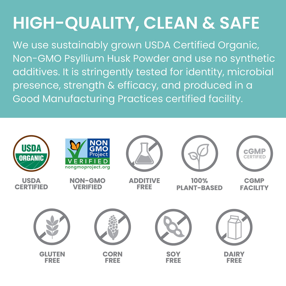 Himalaya etiqueta con lista de ingredientes y certificaciones claras