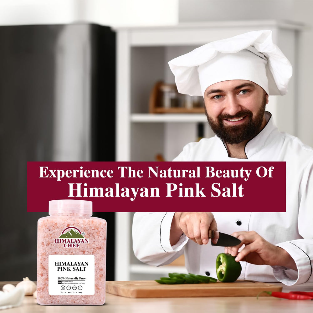 Himalayan Chef sal en mano mostrando textura y facilidad de uso
