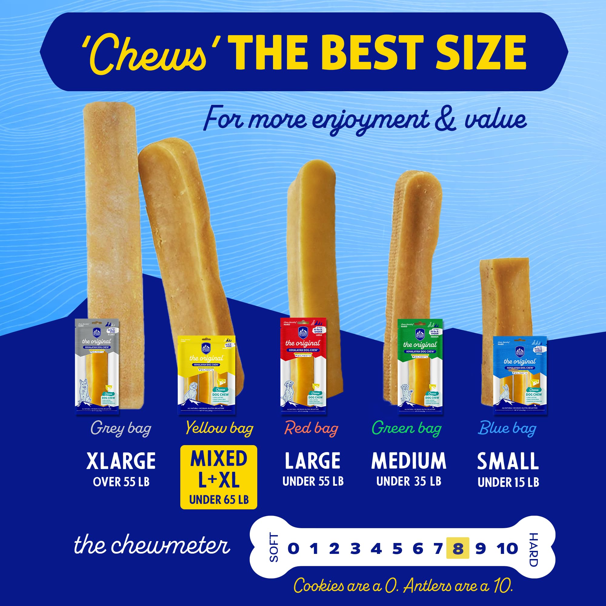 Himalayan Dog Chew superficie ahumada que indica proceso tradicional y sabor