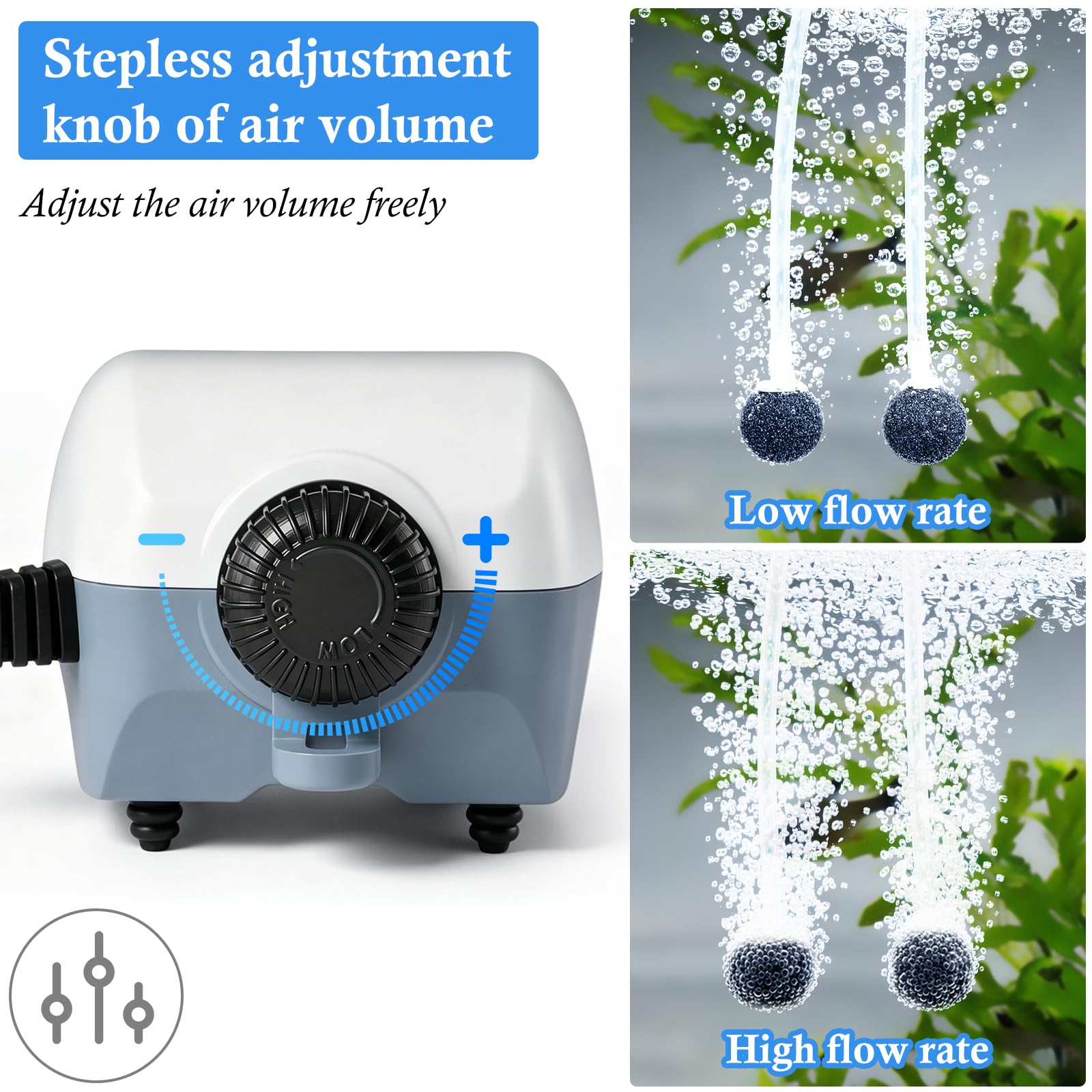 HITOP accesorios incluidos — tubería, válvulas y piedras para instalación rápida