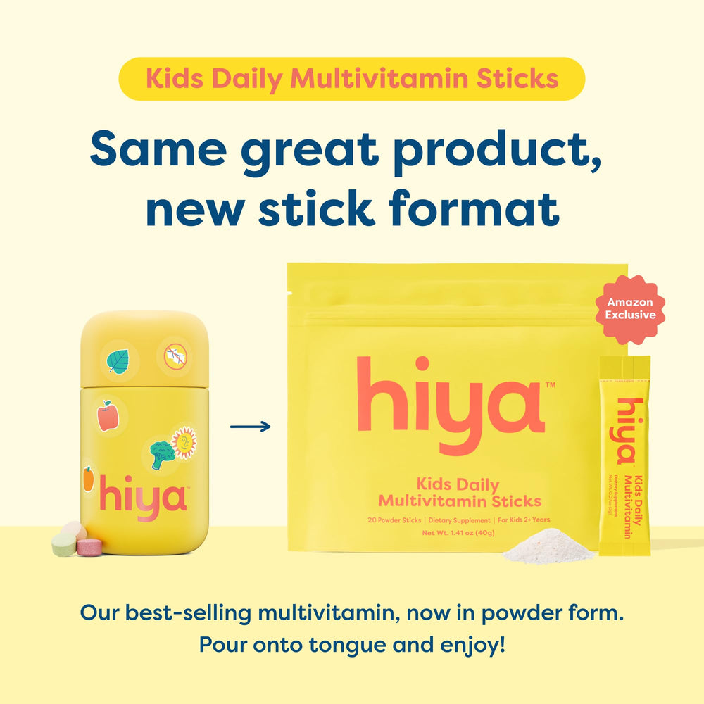 HIYA frasco de vidrio rellenable enfatizando sostenibilidad y ahorro