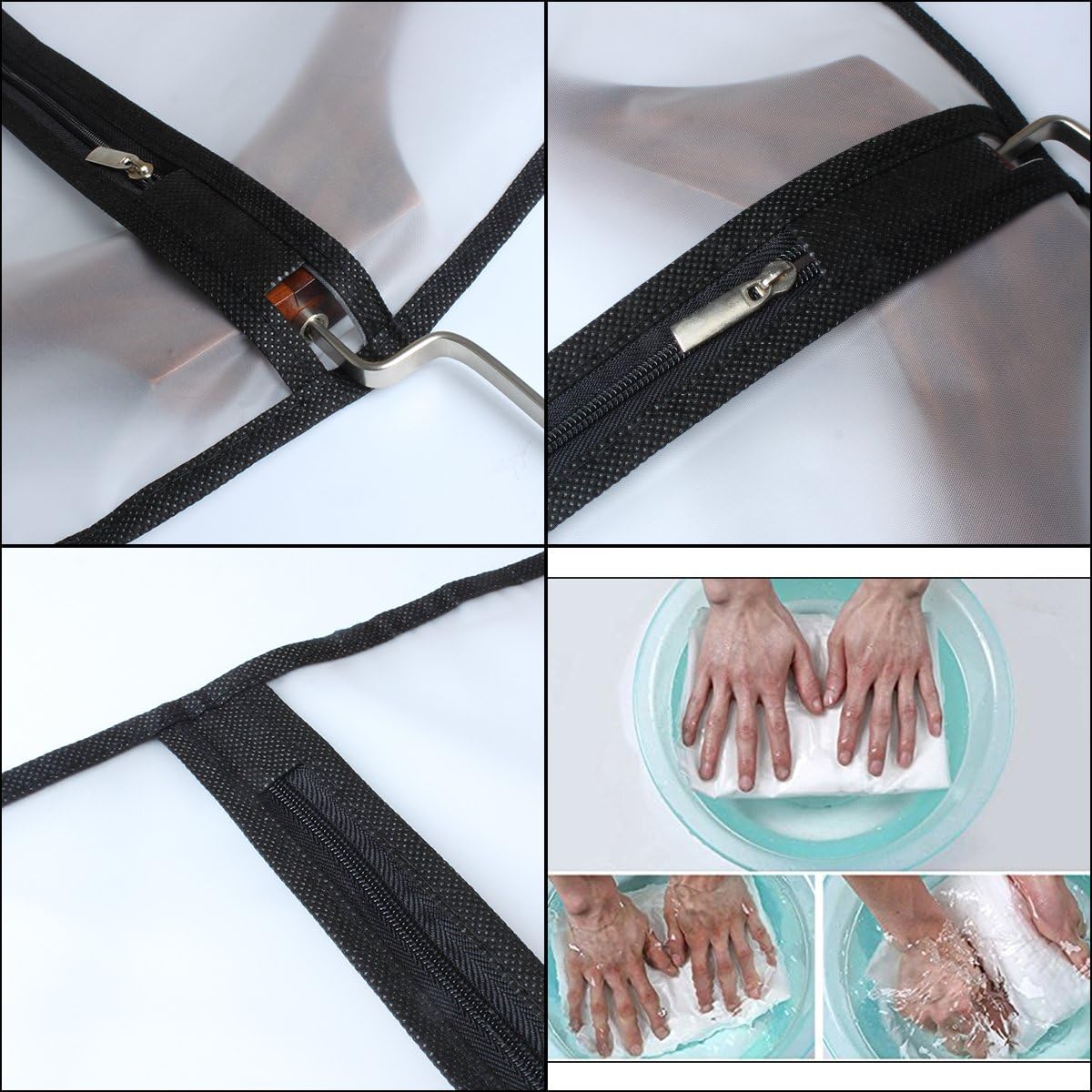 HomeClean comparación de talla 24x40 pulgadas para ajustar prendas