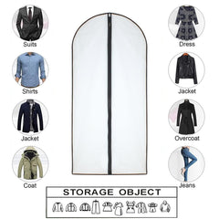 HomeClean funda colgada en armario protegiendo ropa y manteniendo orden