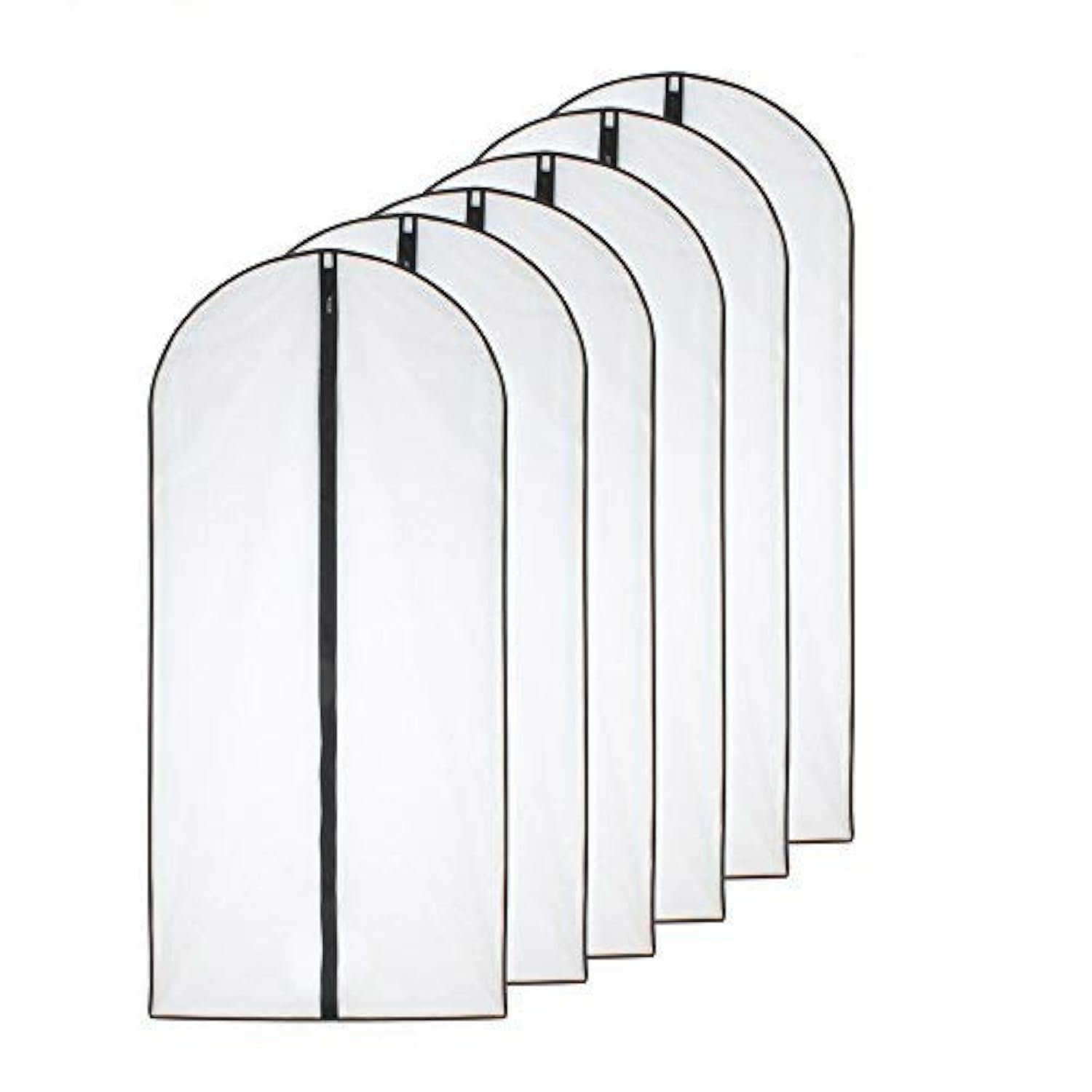 HomeClean funda frontal transparente mostrando prenda visible y protección