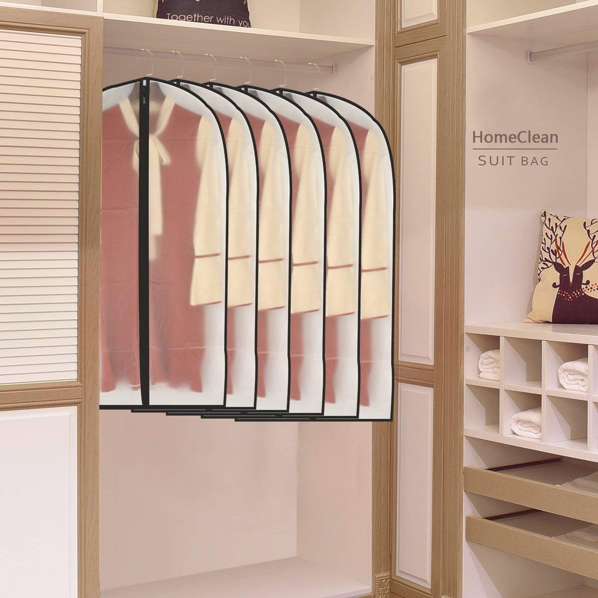 HomeClean set de seis fundas mostrando ahorro y almacenamiento organizado
