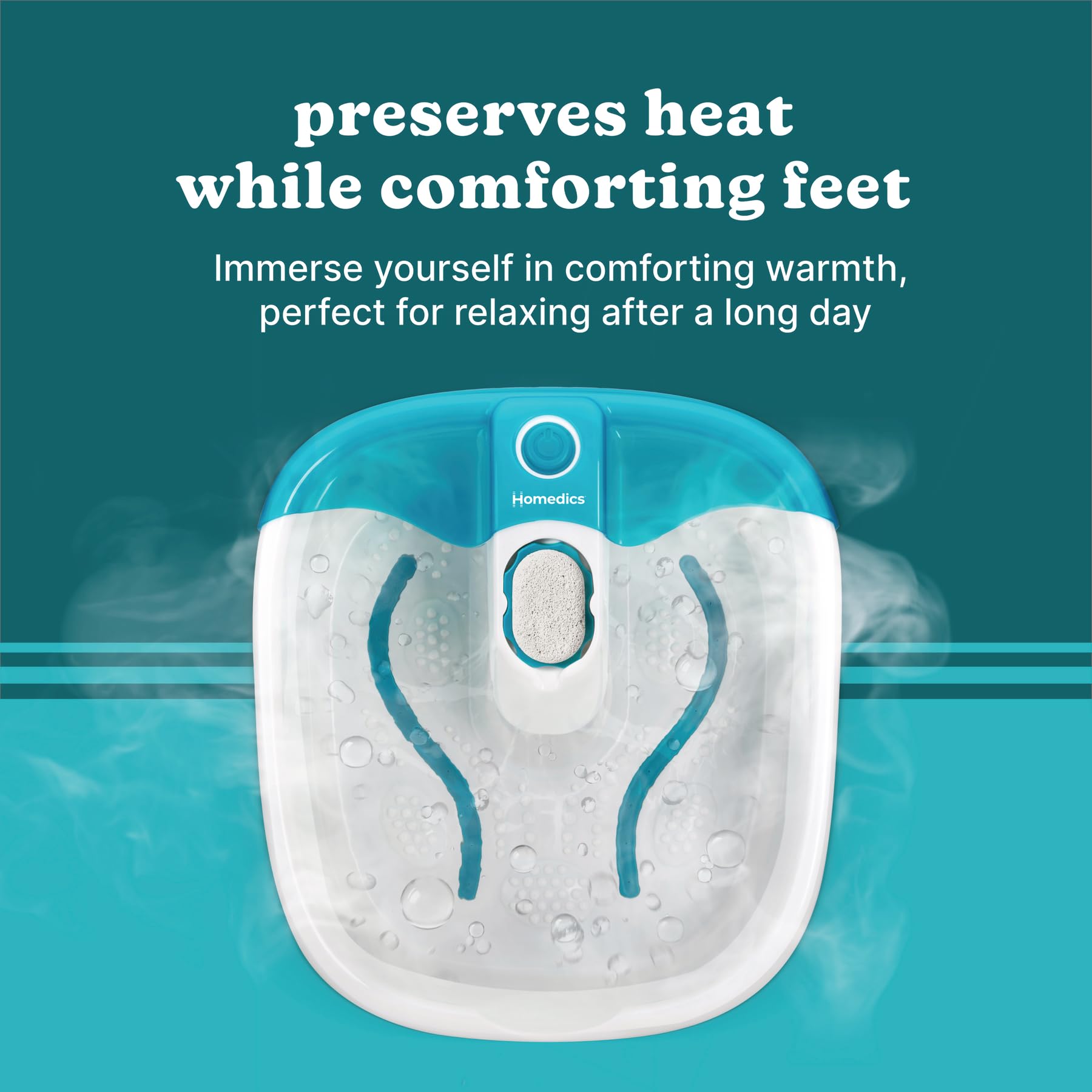 Homedics protector anti-salpicaduras que evita derrames al mover el spa
