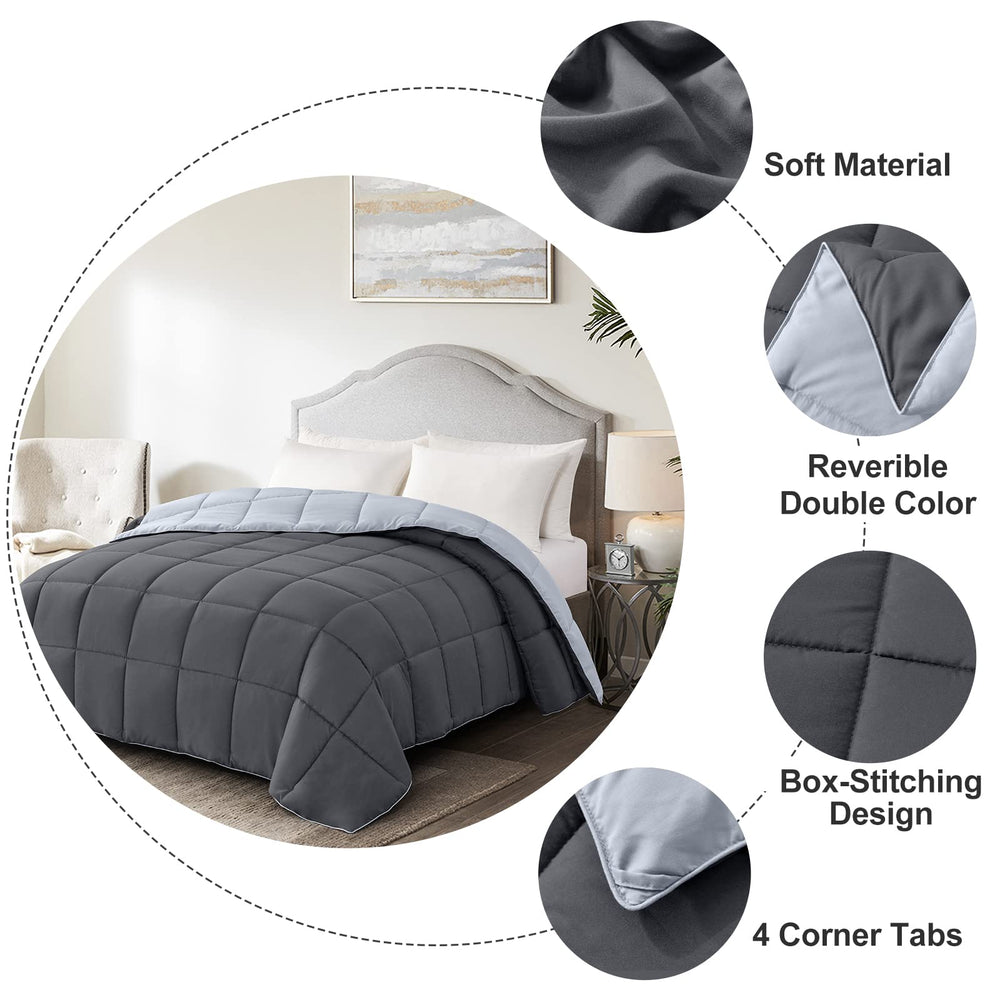 Homelike Moment edredón en cama montada, aspecto cómodo y moderno