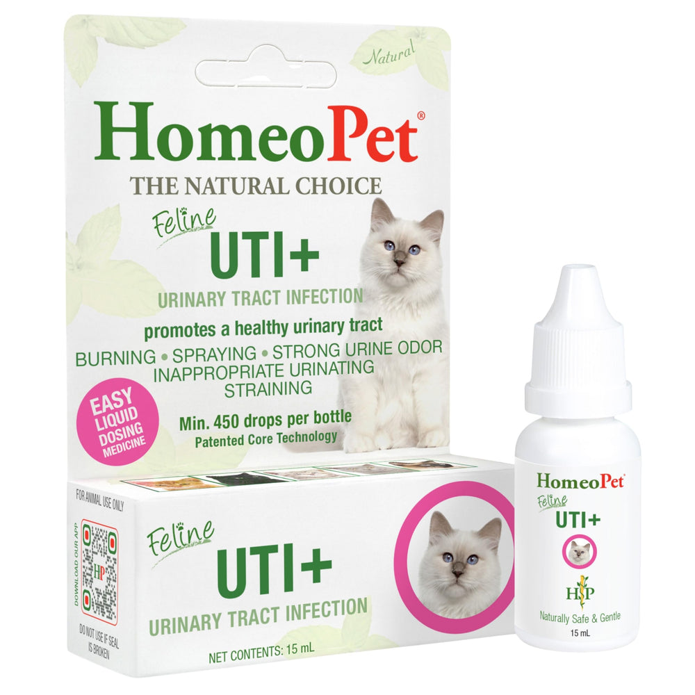 HomeoPet frasco frontal mostrando la presentación de 15 ml y uso sencillo