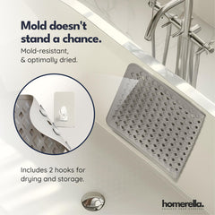 Homerella textura superior que aumenta fricción y reduce resbalones al ducharse
