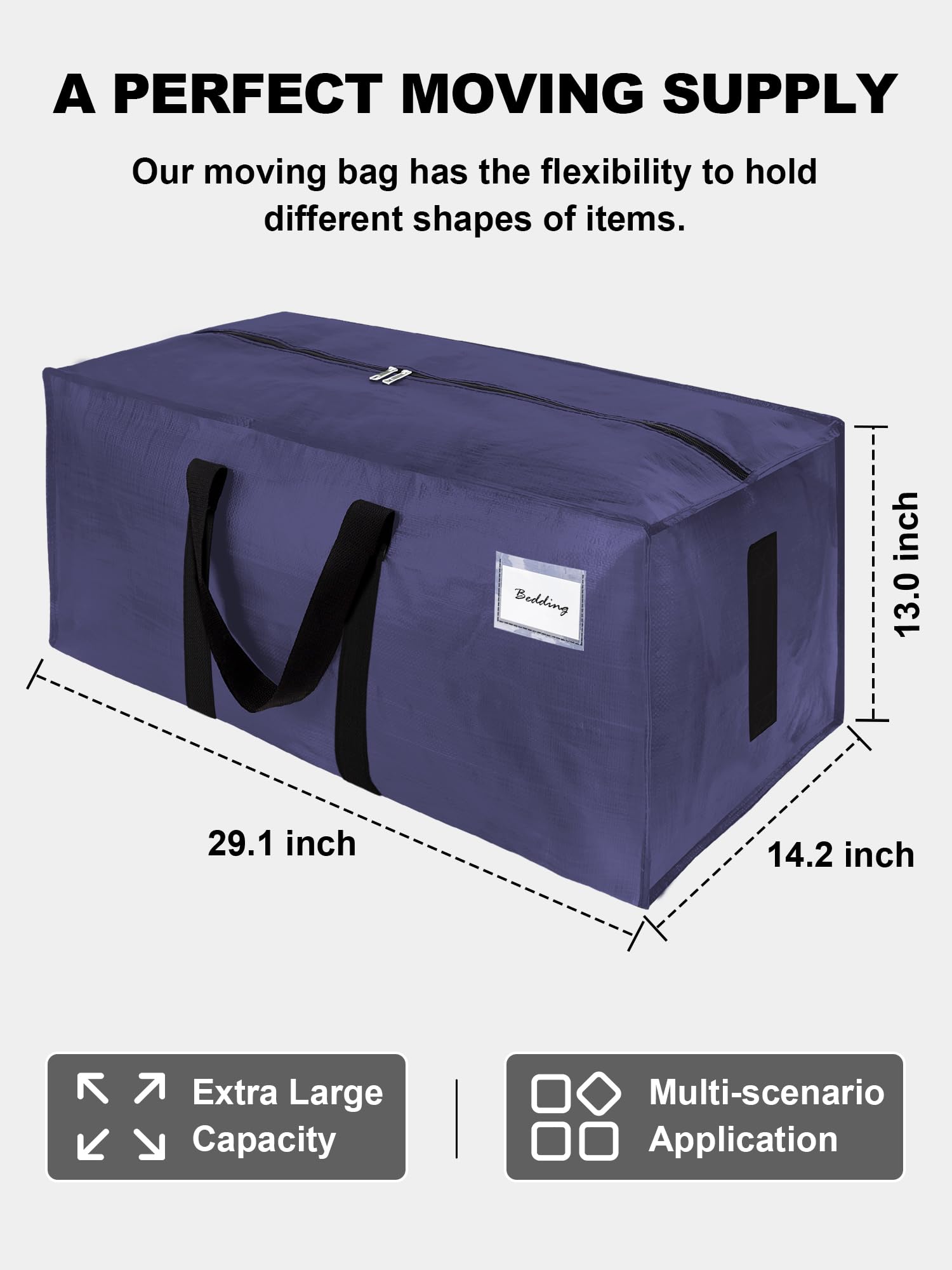 HOMESURE bolsillo transparente para etiqueta facilitando identificación rápida