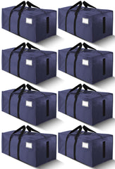 HOMESURE vista frontal del paquete de 8 bolsas, capacidad y ahorro de espacio