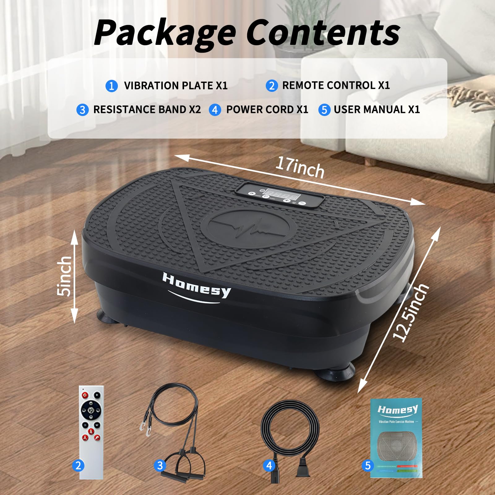Homesy carcasa ABS resistente que protege el motor y prolonga vida