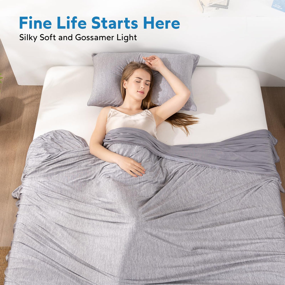 HOMFINE comparación de tamaño twin 60x80 con una almohada para escala