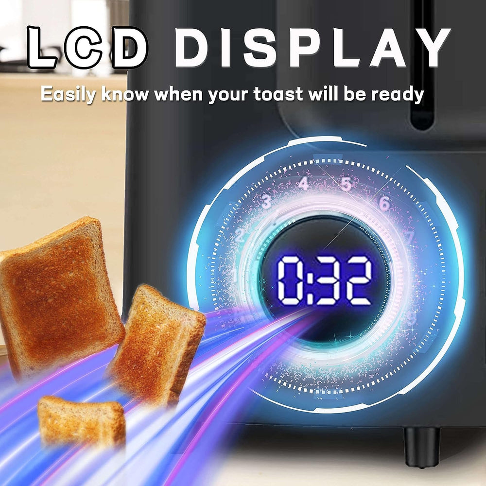 Hommater panel LCD con temporizador claro para control preciso del tostado
