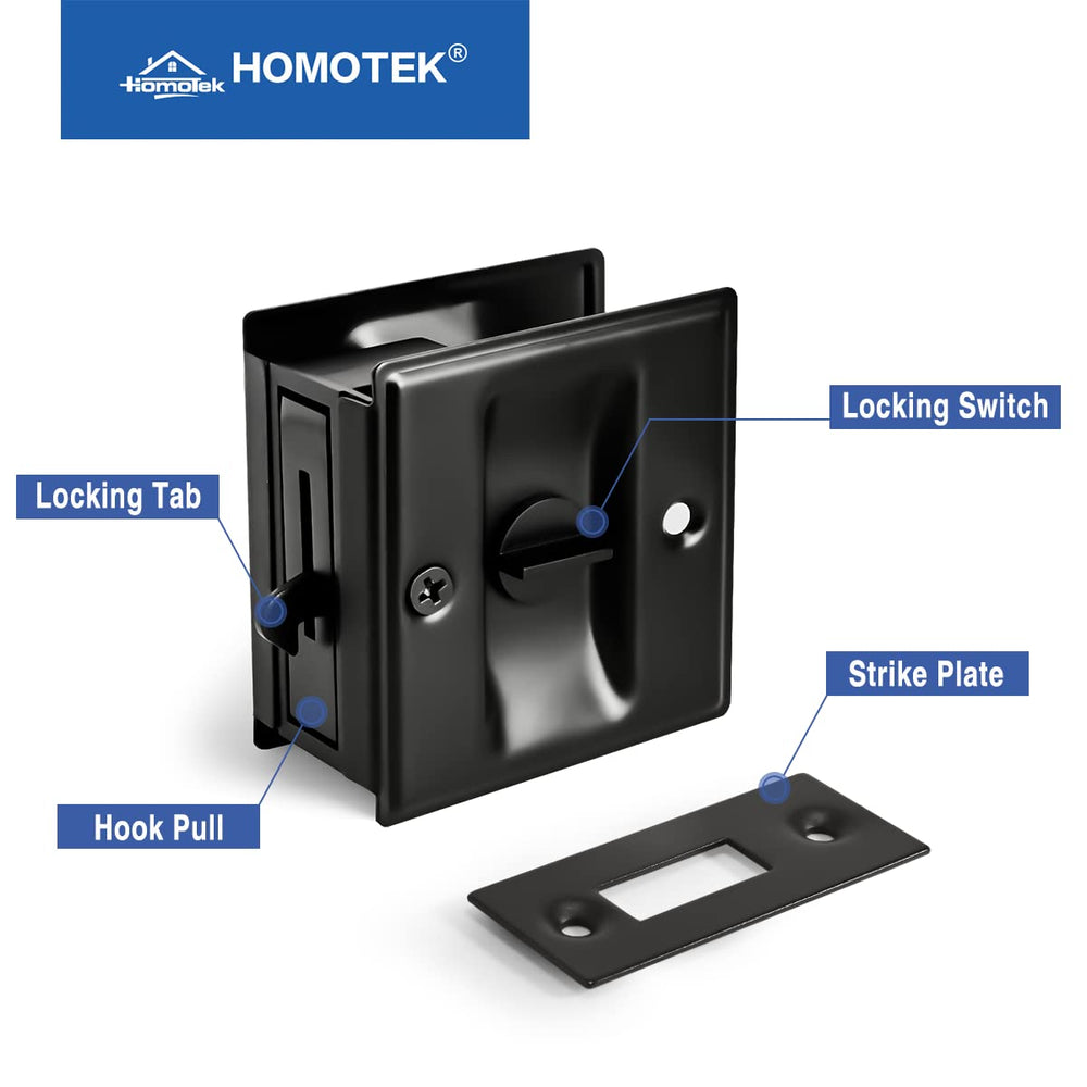 HOMOTEK comparación de tamaño con regla, ajuste a 1-3/8 pulgada