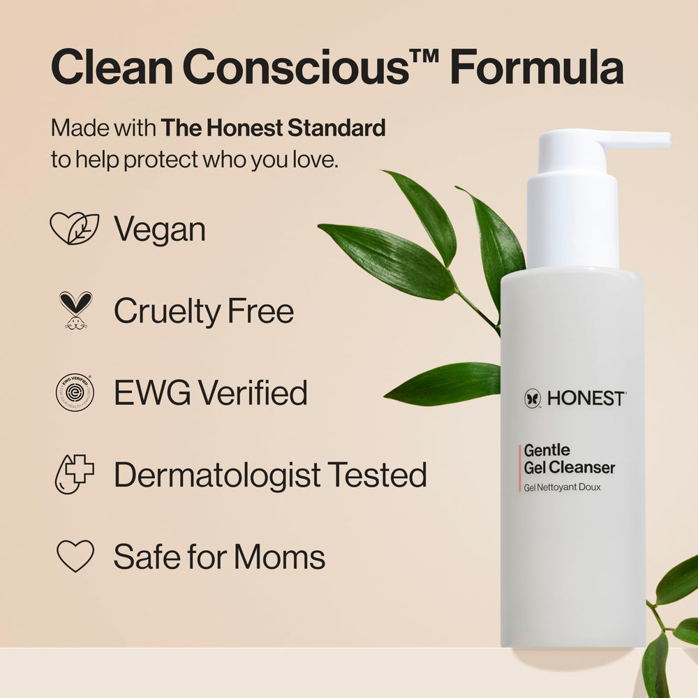 Honest Beauty aplicación en rostro húmedo, sensación calmante y eficaz