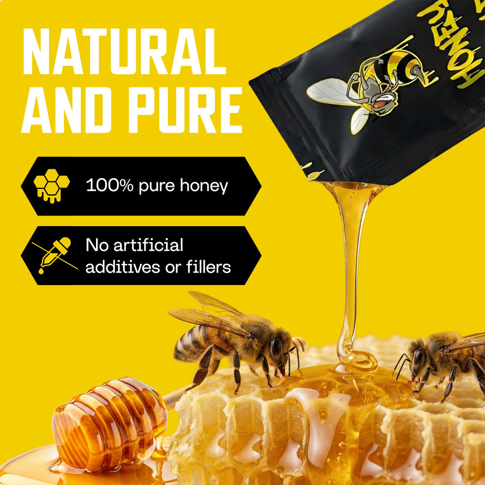 Honey Bae textura de miel en primer plano mostrando pureza y brillo