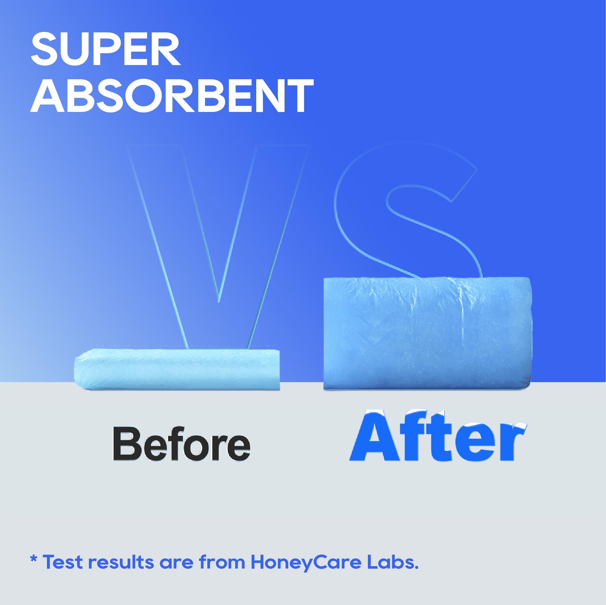 HONEY CARE superficie superior acolchada que seca rápido y mantiene patas limpias