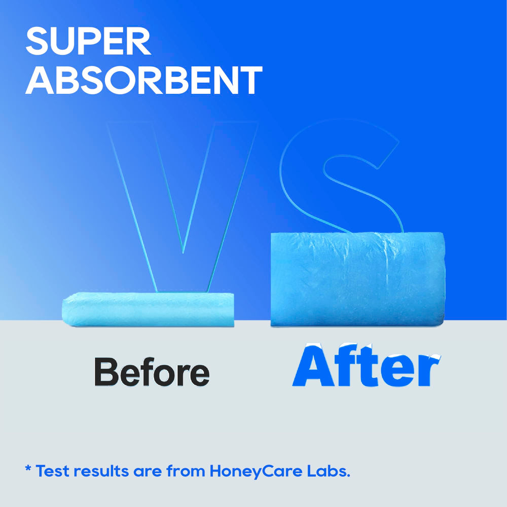 HONEY CARE superficie superior acolchada que seca rápido y mantiene patas limpias