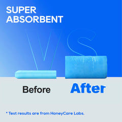 HONEY CARE superficie superior acolchada que seca rápido y mantiene patas limpias