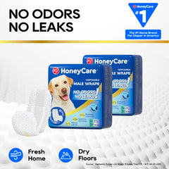 HONEY CARE venda colocada en perro mediano con ajuste cómodo