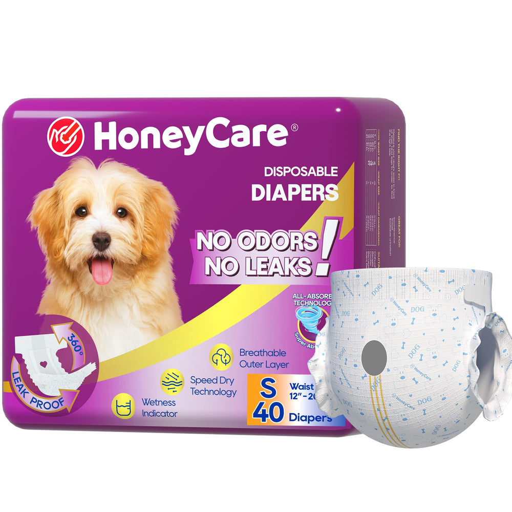 HONEY CARE paquete frontal mostrando 40 pañales y envase visible para claridad