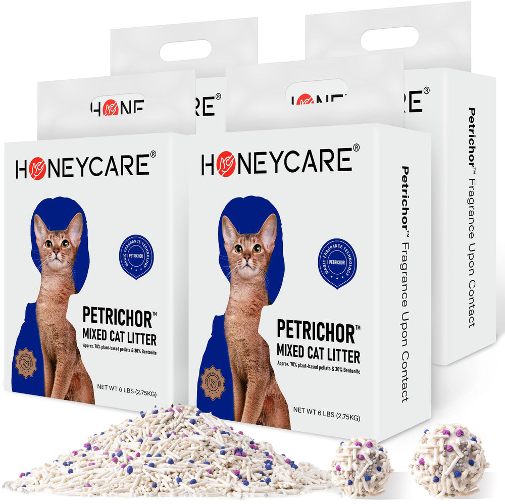 HONEY CARE Petrichor frente del paquete mostrando presentación sellada y beneficio de frescura