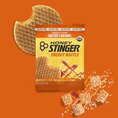 Honey Stinger paquete dentro de bolsa de gym listo para prevenir bajones de energía