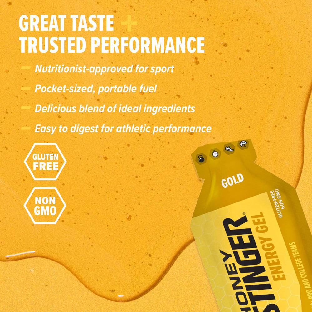 Honey Stinger gel abierto detalle de textura fácil de ingerir