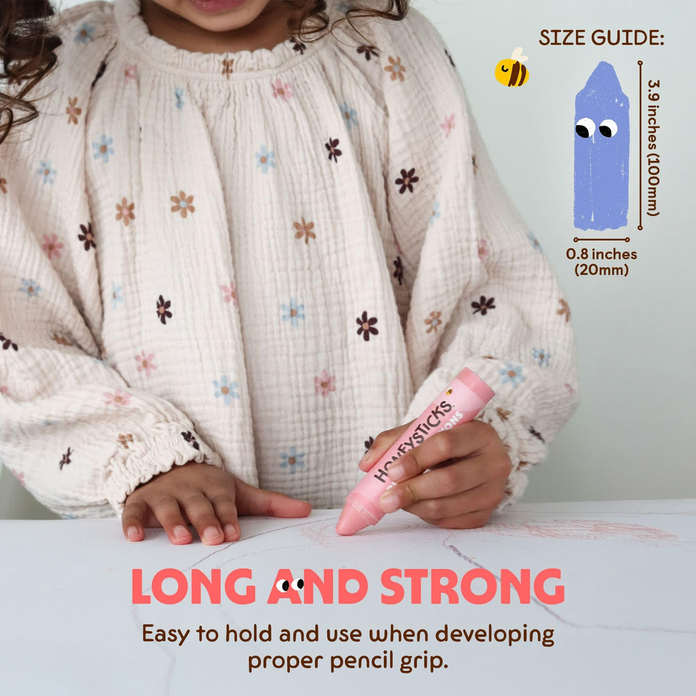 Honeysticks envoltorio del crayon para uso limpio y transporte sin manchas